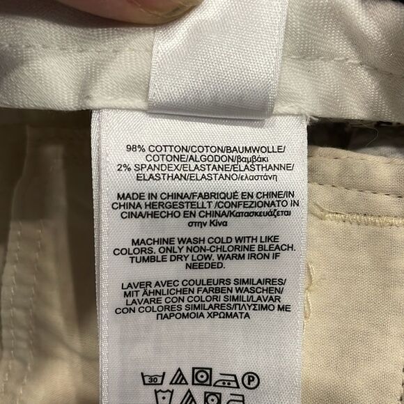 Brooks Brothers Natalie Fit Blue Tan Womens sz 4 Pants Cotton Blend‎ - Picture 6 of 10